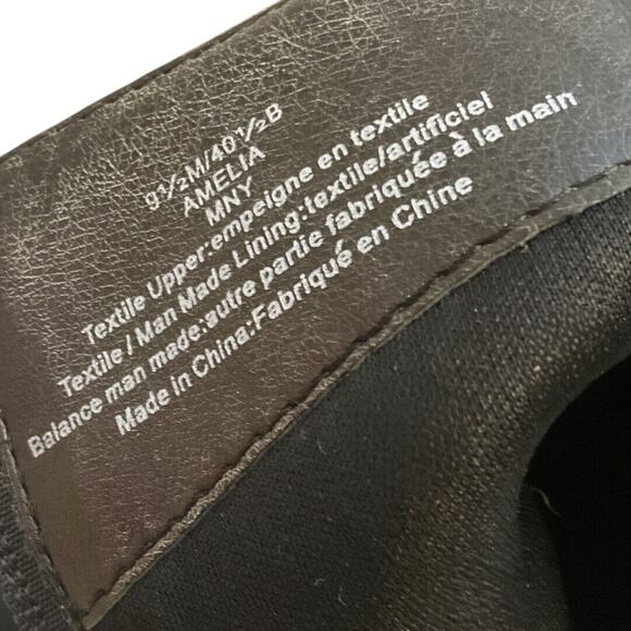 Marc New York Bootie Women’s SZ 9.5 M Black AMELIA Ankle Clear Heel Faux Suede - Picture 11 of 15